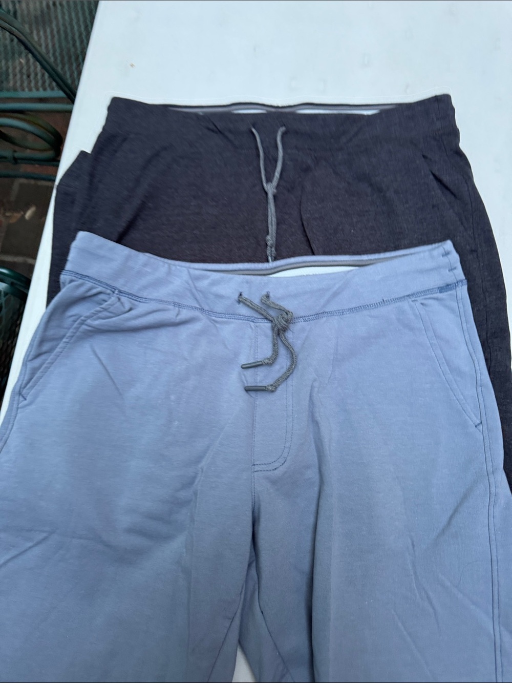 Weatherproof Men’s Sweatpants Jogger Pair in Blue Gray and Charcoal Grey
